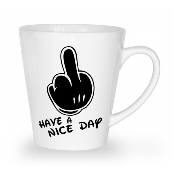 Blogerski kubek latte Have a nice day